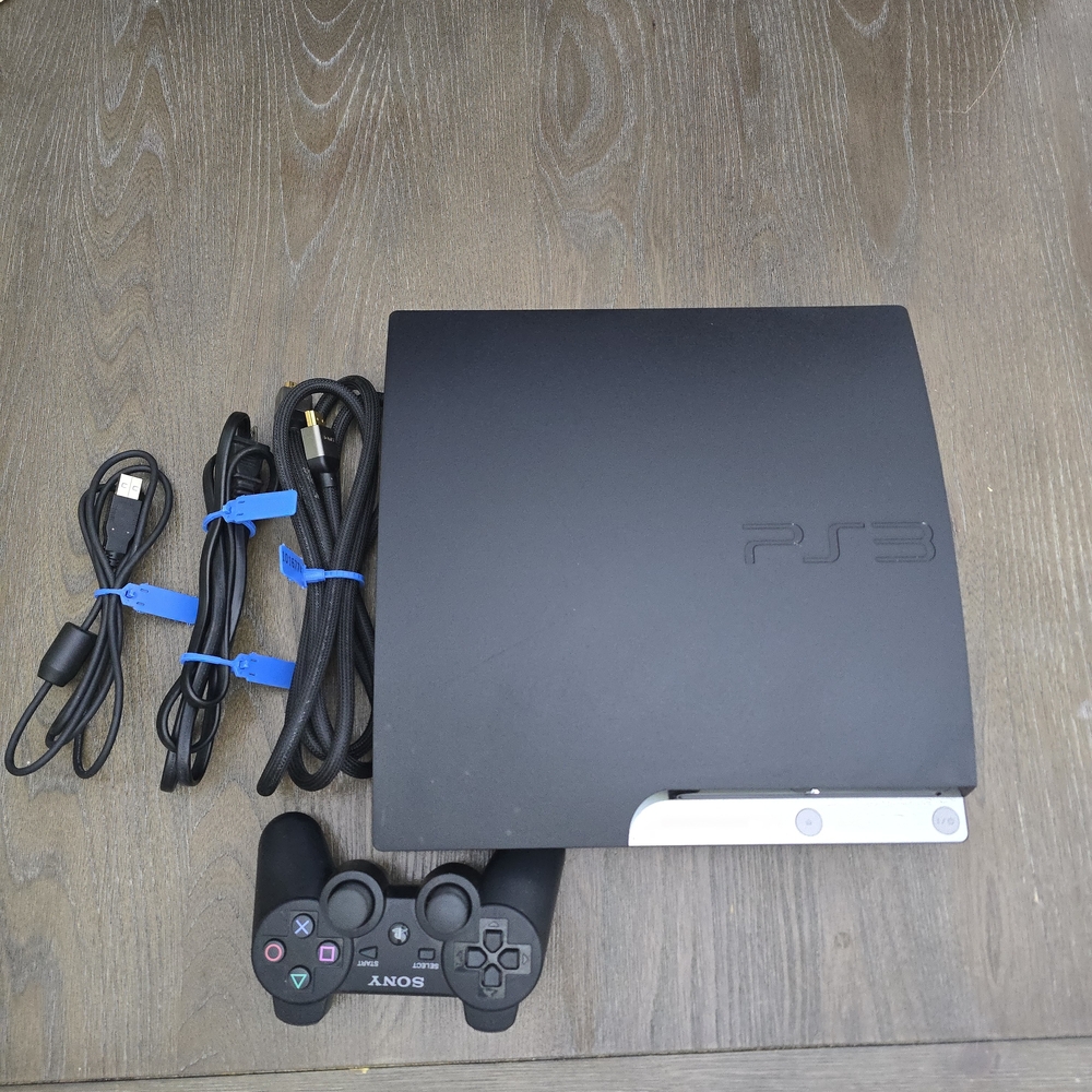 Sony PS3 Black Console with Controller